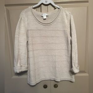 Christopher & Banks Beige Sweater